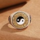 Yin Yang Zodiac Copper Wealth Ring
