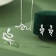 925 Silver Year of the Snake Calm Set 925 Silver Year of the Snake Calm Set