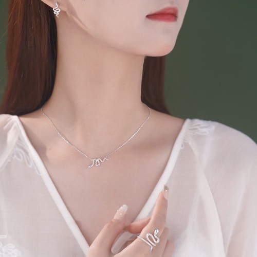 925 Silver Year of the Snake Calm Set 925 Silver Year of the Snake Calm Set