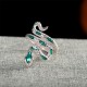 Year of the Snake Two-Headed Snake Adjustable Ring