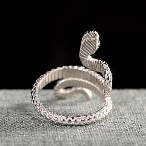 Year of the Snake Two-Headed Snake Adjustable Ring