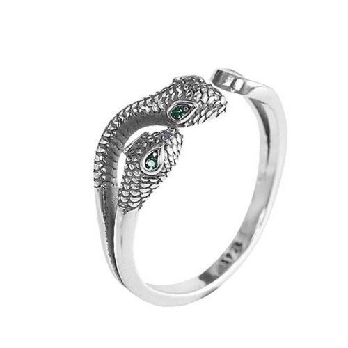 925 Silver Year of the Snake Two-Headed Snake Ring 925 Silver Year of the Snake Two-Headed Snake Ring