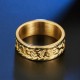 Six True Words Om Mani Padme Hum Peace Ring
