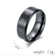 Black Jambhala Titanium Steel Balance Ring Black Jambhala Titanium Steel Balance Ring