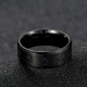 Black Jambhala Titanium Steel Balance Ring Black Jambhala Titanium Steel Balance Ring
