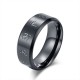 Black Jambhala Titanium Steel Balance Ring Black Jambhala Titanium Steel Balance Ring