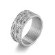 Auspicious Clouds Heart Sutra Pattern Calm Ring