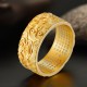 Auspicious Clouds Heart Sutra Pattern Calm Ring