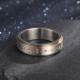 Tibetan Mantra Balance Rotatable Ring