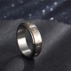Tibetan Mantra Balance Rotatable Ring
