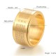 Great Compassion Mantra Titanium Steel Ring Great Compassion Mantra Titanium Steel Ring