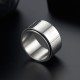 Heart Sutra Swastika Titanium Steel Rotatable Luck Ring Heart Sutra Swastika Titanium Steel Rotatable Luck Ring