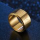 Heart Sutra Swastika Titanium Steel Rotatable Luck Ring Heart Sutra Swastika Titanium Steel Rotatable Luck Ring