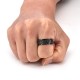 Auspicious Clouds Titanium Balance Ring