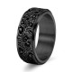 Auspicious Clouds Titanium Balance Ring