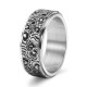 Auspicious Clouds Titanium Balance Ring