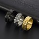 Auspicious Clouds Titanium Balance Ring