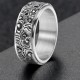 Auspicious Clouds Titanium Balance Ring