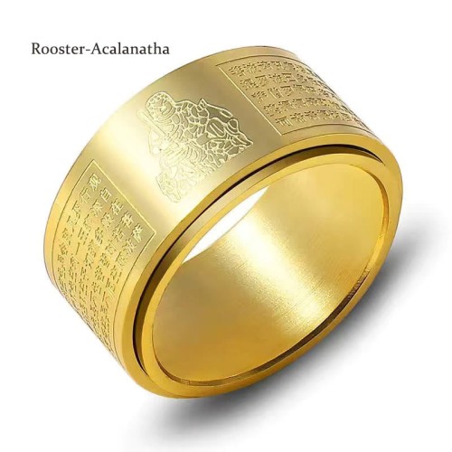 Chinese Zodiac Buddha Heart Sutra Ring Chinese Zodiac Buddha Heart Sutra Ring