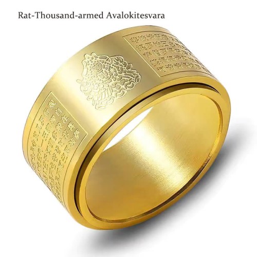 Chinese Zodiac Buddha Heart Sutra Ring Chinese Zodiac Buddha Heart Sutra Ring