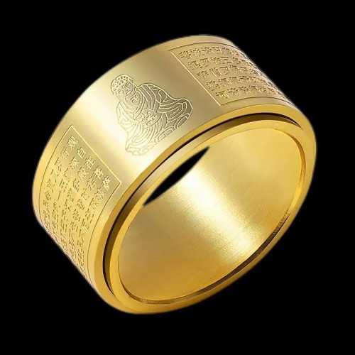 Chinese Zodiac Buddha Heart Sutra Ring Chinese Zodiac Buddha Heart Sutra Ring