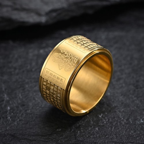 Chinese Zodiac Buddha Heart Sutra Ring Chinese Zodiac Buddha Heart Sutra Ring