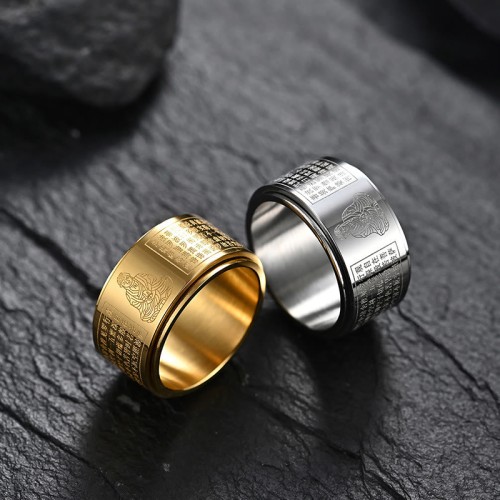 Chinese Zodiac Buddha Heart Sutra Ring Chinese Zodiac Buddha Heart Sutra Ring