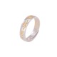 Lotus Six True Words Sterling Silver Enlightenment Ring