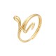 925 Silver Golden Snake Year of the Snake Ring 925 Silver Golden Snake Year of the Snake Ring