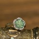 Jade Alloy Flower Ring Jade Alloy Flower Ring