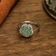 Jade Alloy Flower Ring Jade Alloy Flower Ring