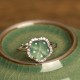 Jade Alloy Flower Ring Jade Alloy Flower Ring