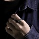 999 Silver Snake Year of the Snake Ring