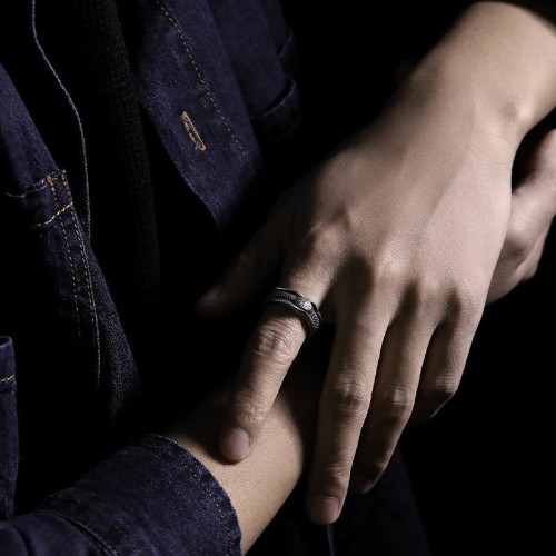 999 Silver Snake Year of the Snake Ring