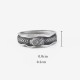 999 Silver Snake Year of the Snake Ring
