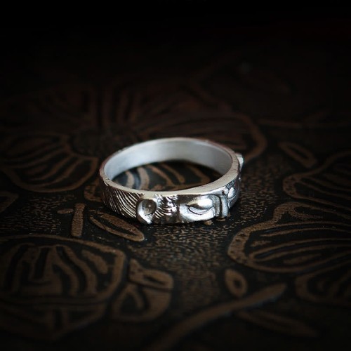 999 Silver Buddha Eyes Protection Ring 999 Silver Buddha Eyes Protection Ring