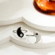 Yin Yang Titanium Steel Cuff Couple Ring Yin Yang Titanium Steel Cuff Couple Ring