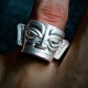 Vintage Dragon Pattern Protection Ring