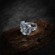 Vintage Dragon Pattern Protection Ring