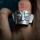 Vintage Dragon Pattern Protection Ring