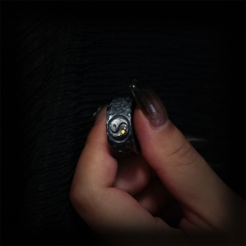 999 Sterling Silver Yin Yang Balance Ring 999 Sterling Silver Yin Yang Balance Ring