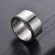 Tibetan Golden Light Mantra Titanium Steel Ring