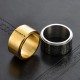 Tibetan Golden Light Mantra Titanium Steel Ring