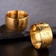 Tibetan Seal Heart Sutra Balance Ring Tibetan Seal Heart Sutra Balance Ring