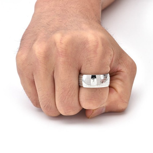Tibetan Seal Heart Sutra Balance Ring Tibetan Seal Heart Sutra Balance Ring