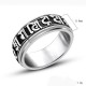 Tibetan Om Mani Padme Hum Titanium Steel Spinner Ring Tibetan Om Mani Padme Hum Titanium Steel Spinner Ring