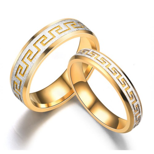 Tibetan Great Wall Pattern Balance Ring