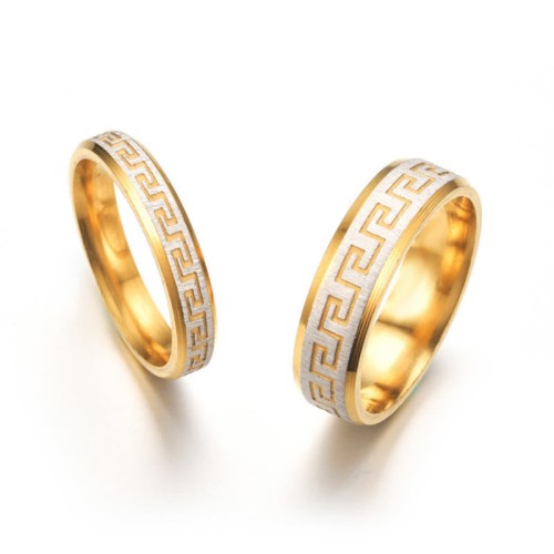 Tibetan Great Wall Pattern Balance Ring