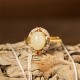 Hetian Jade Zircon Egg Luck Ring Hetian Jade Zircon Egg Luck Ring