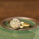 Hetian Jade Egg Copper Luck Ring Hetian Jade Egg Copper Luck Ring